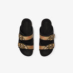 Check Suede Urchin Sandals RUNWAY DELUXE