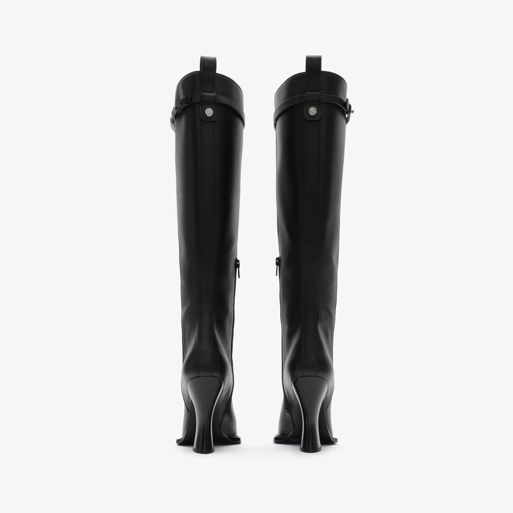 Leather Pillar Boots