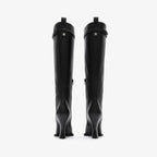 Leather Pillar Boots