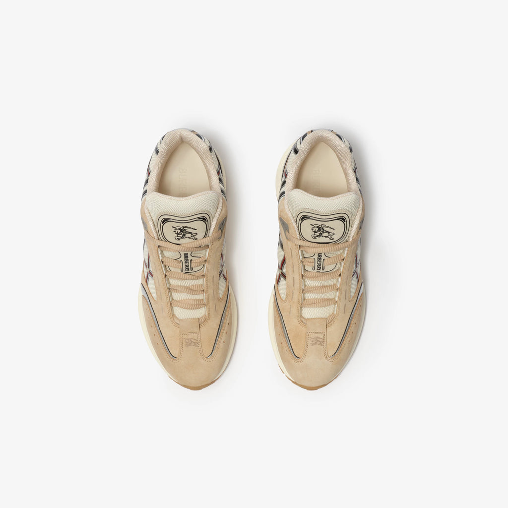 Nylon, Suede and Leather Eclipse Sneakers