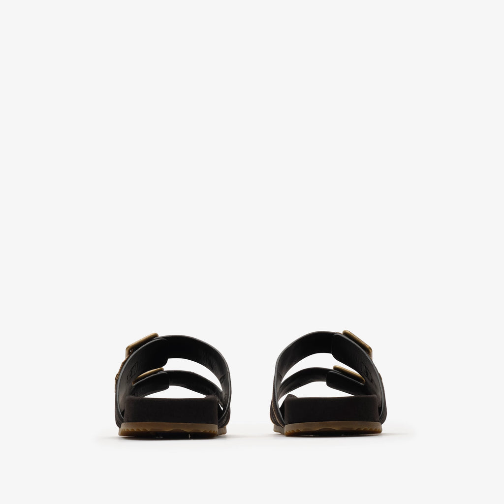 Check Suede Urchin Sandals RUNWAY DELUXE