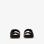 Check Suede Urchin Sandals RUNWAY DELUXE