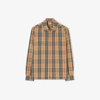 Check Cotton Linen Overshirt RUNWAY DELUXE