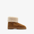 Check Shearling Flint Boots