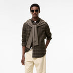 Relaxed Fit Check Cotton Shirt RUNWAY DELUXE