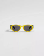 Dior Oblique R1I Yellow Oval Sunglasses RUNWAY DELUXE
