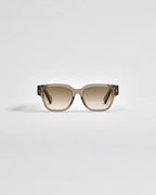 Dior Oblique S1F Transparent Brown Square Sunglasses RUNWAY DELUXE