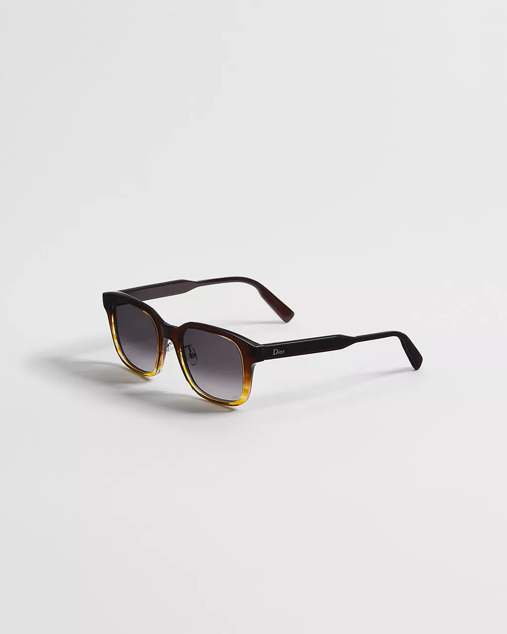 DioRibbon S1F Brown Gradient Square Sunglasses RUNWAY DELUXE