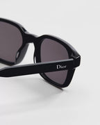 DioRibbon S1I Brown-to-Light Gray Gradient Square Sunglasses RUNWAY DELUXE