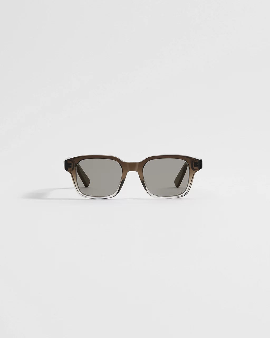 DioRibbon S1I Brown-to-Light Gray Gradient Square Sunglasses RUNWAY DELUXE