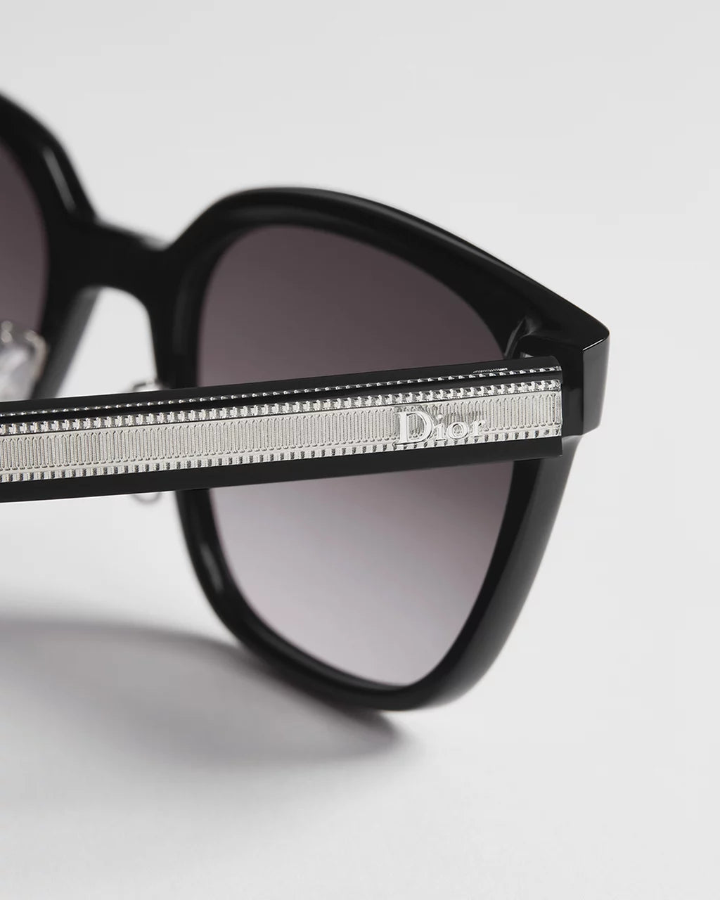 DioRibbon S2F Black Square Sunglasses RUNWAY DELUXE