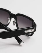 DiorTailoring S2F Black Rectangular Sunglasses RUNWAY DELUXE