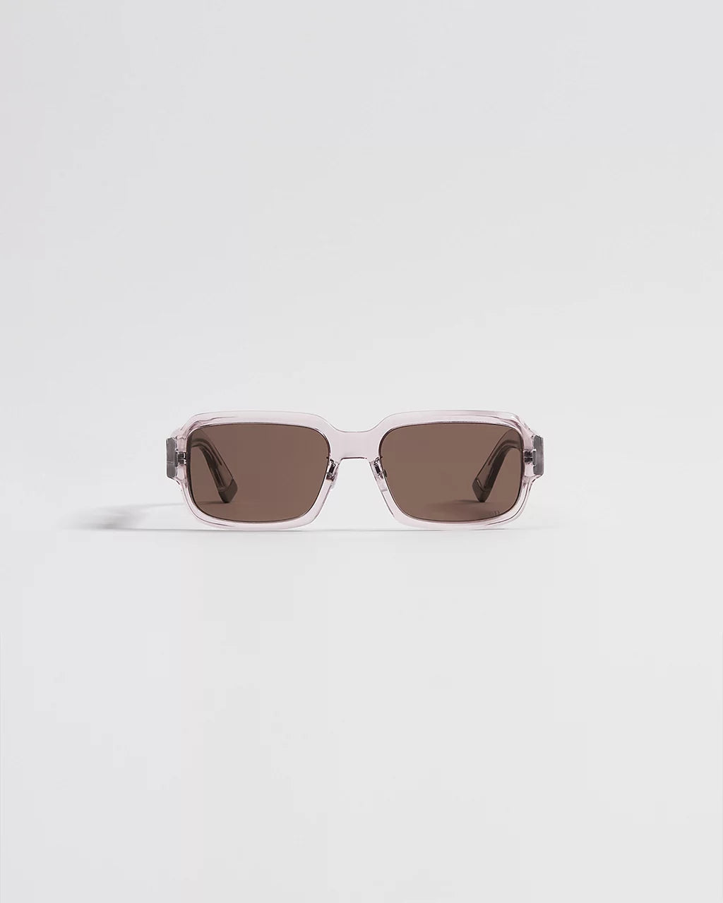 DiorTailoring S2F Transparent Nude Rectangular Sunglasses RUNWAY DELUXE