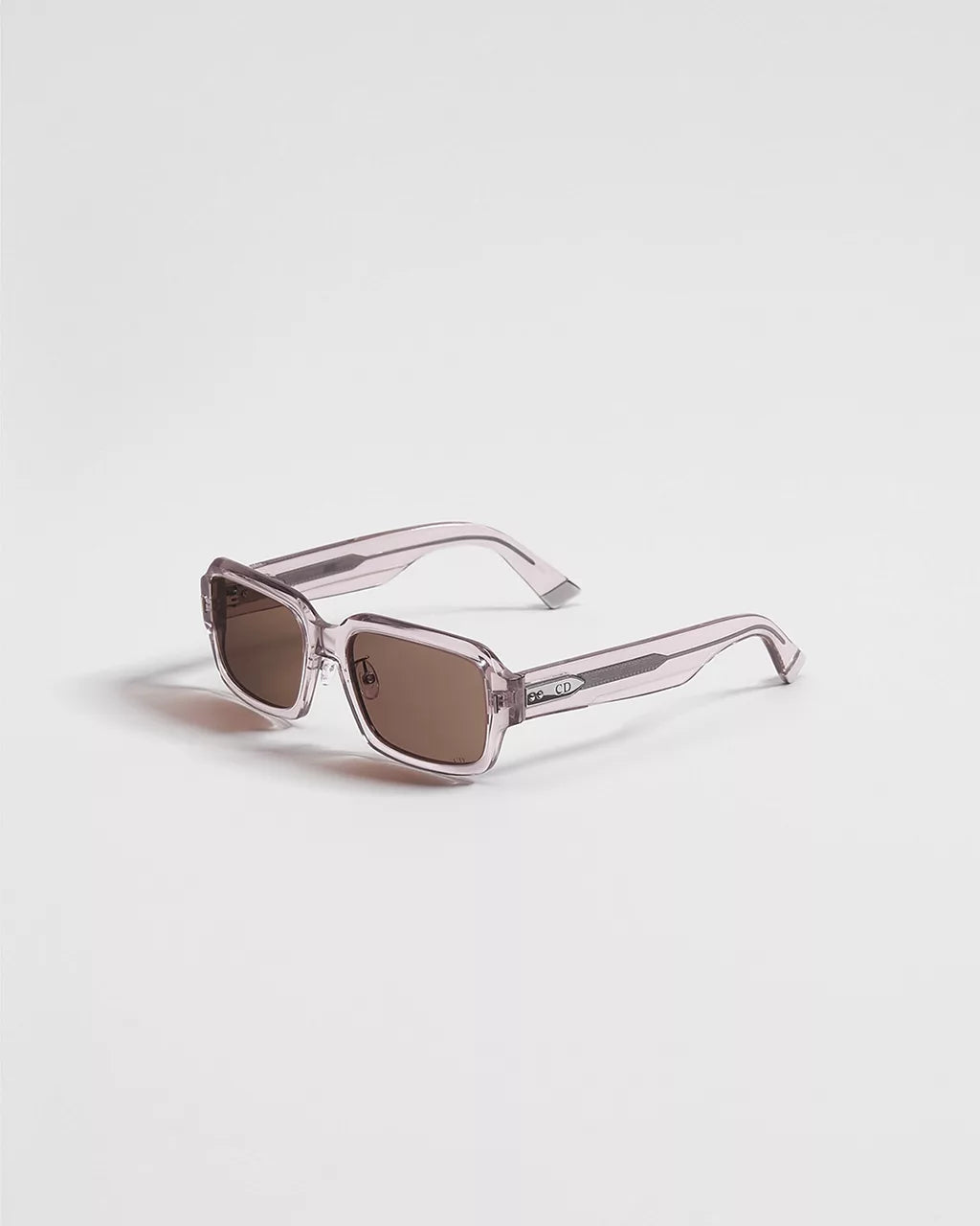 DiorTailoring S2F Transparent Nude Rectangular Sunglasses RUNWAY DELUXE