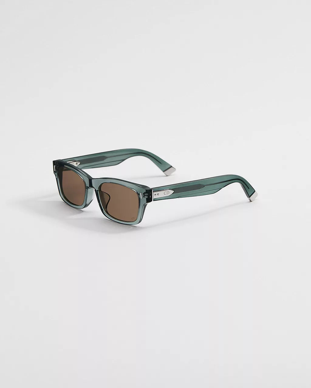 DiorTailoring S3F Transparent Blue Rectangular Sunglasses RUNWAY DELUXE