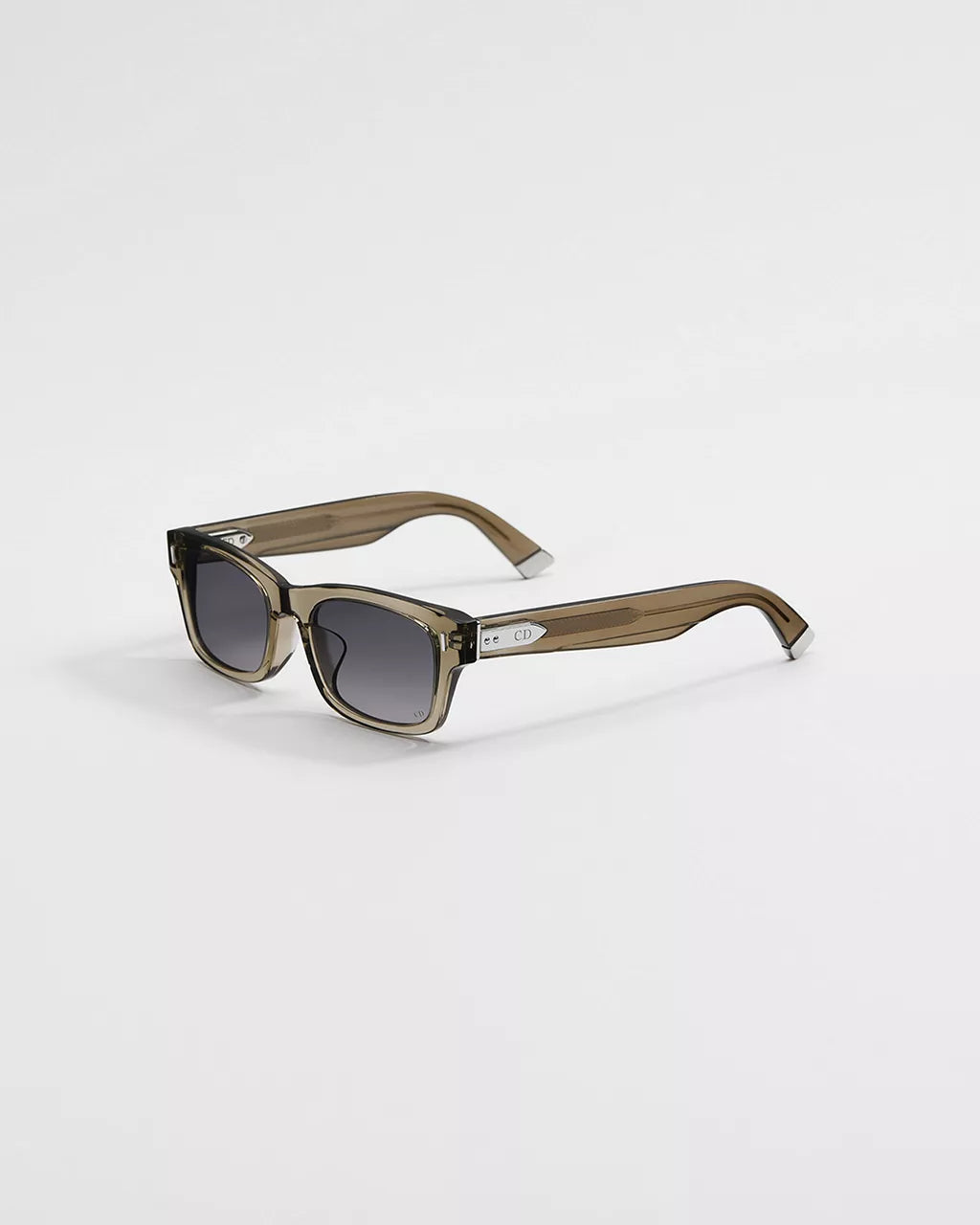 DiorTailoring S3F Transparent Sand Beige Rectangular Sunglasses RUNWAY DELUXE