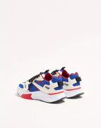 Demivee Trainer In Mesh Fabric With Suede Inserts