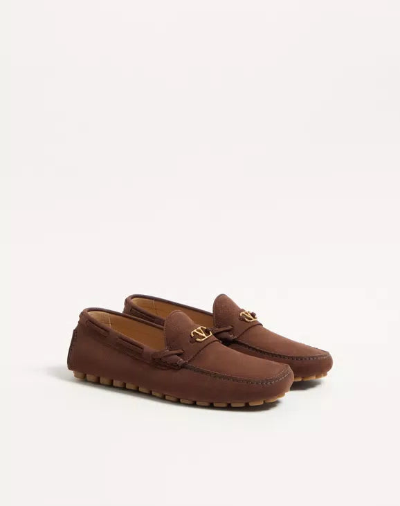 Driver Fastaway Loafer In Deerskin Suede