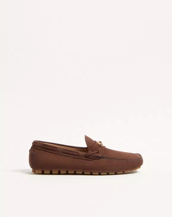 Driver Fastaway Loafer In Deerskin Suede