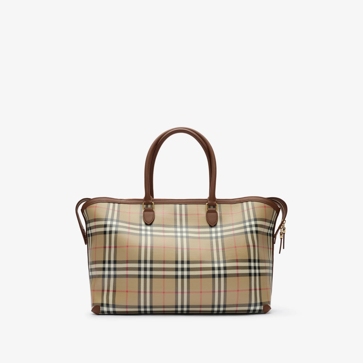 Medium Check Zip Tote RUNWAY DELUXE