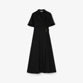 Wool Twill Wrap Dress