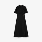 Wool Twill Wrap Dress
