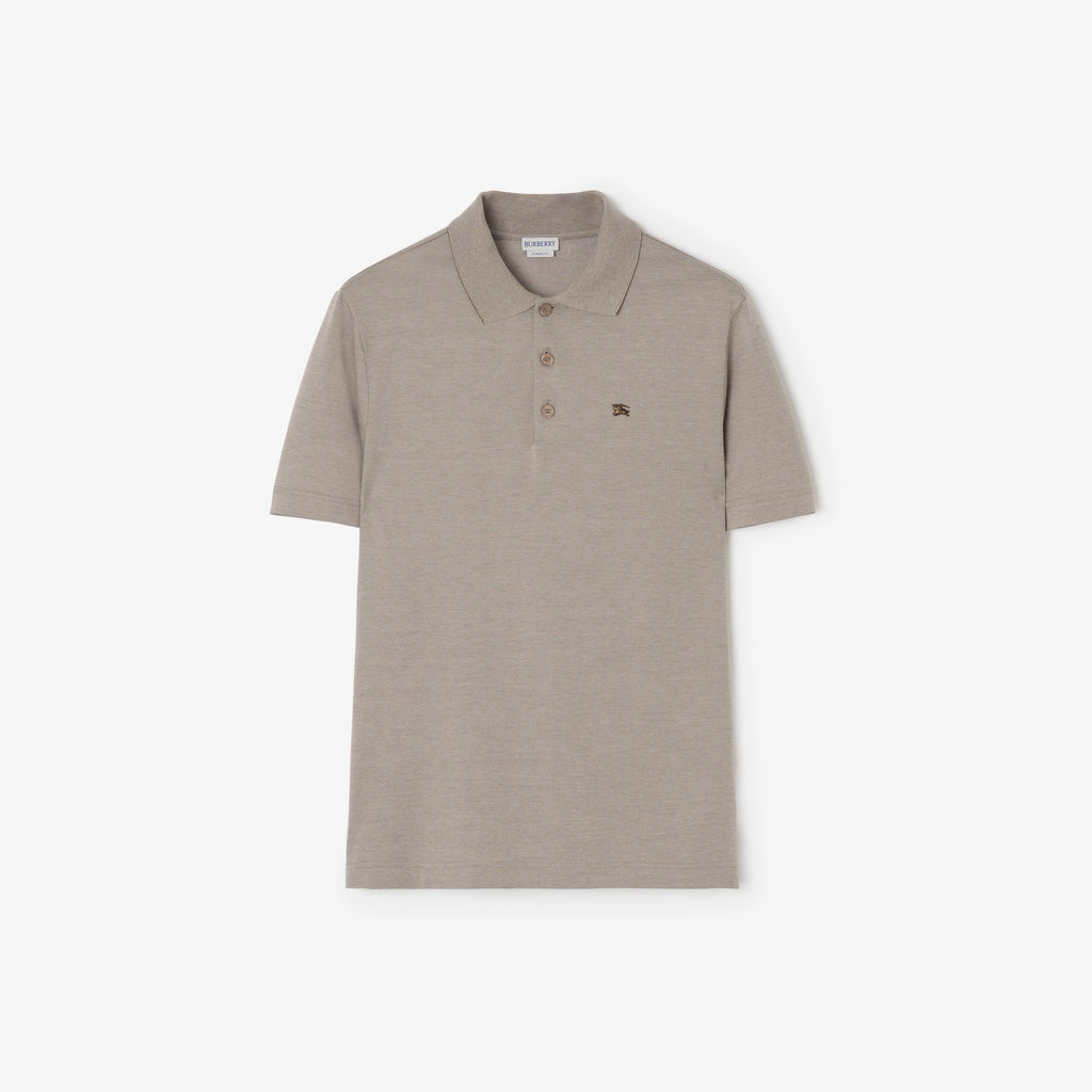 Metal Knight Cotton Polo Shirt RUNWAY DELUXE