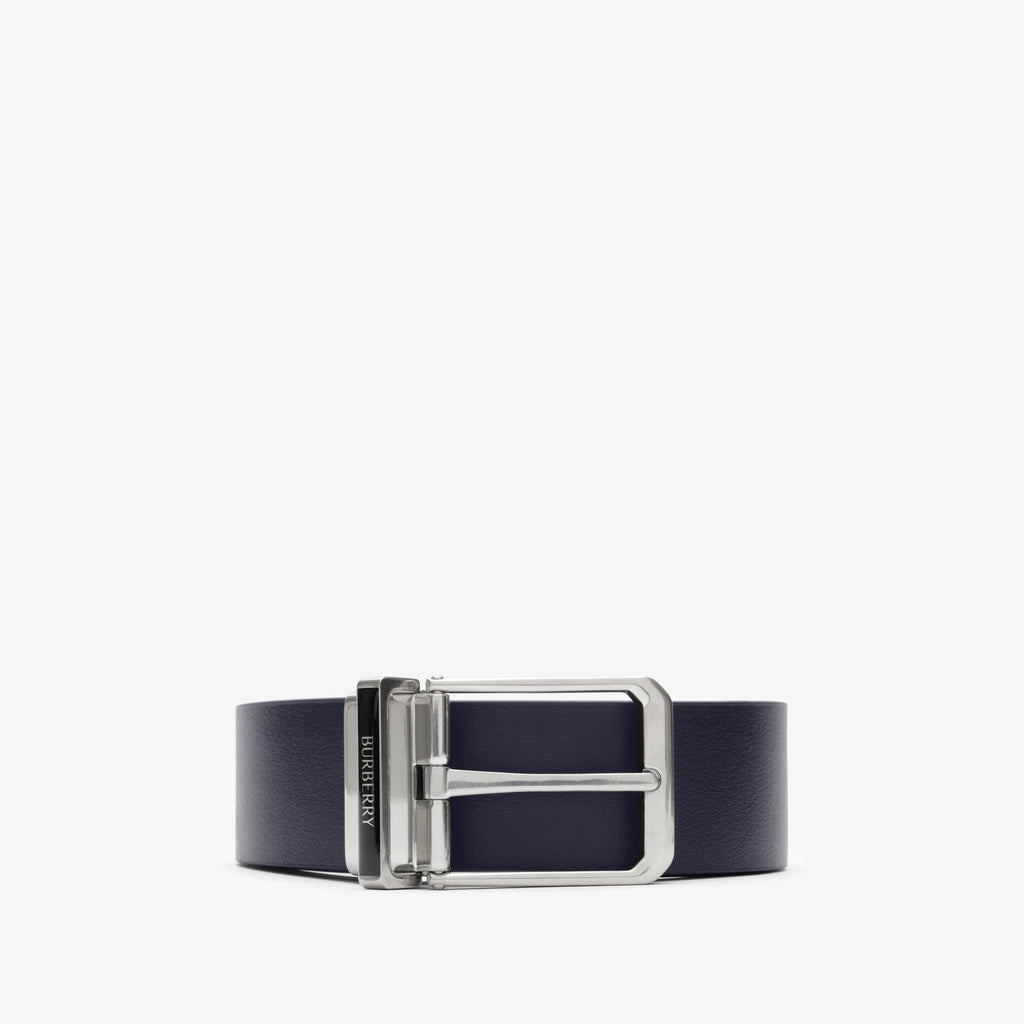 Reversible Leather Enamel Logo Belt RUNWAY DELUXE
