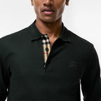 Long-sleeve Cotton Polo Shirt RUNWAY DELUXE