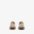 Leather, Suede and Check Terrace Sneakers