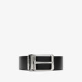 Reversible Leather Enamel Logo Belt RUNWAY DELUXE