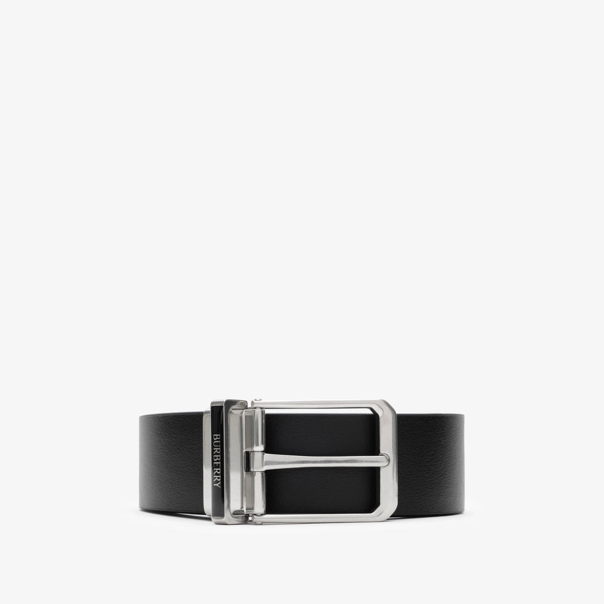 Reversible Leather Enamel Logo Belt RUNWAY DELUXE