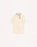 Embroidered Crepe De Chine Top