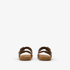 Check Suede Urchin Sandals RUNWAY DELUXE