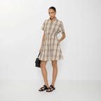 Check Cotton Dress