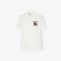 Knight Check Cotton Polo Shirt RUNWAY DELUXE