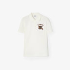 Knight Check Cotton Polo Shirt RUNWAY DELUXE