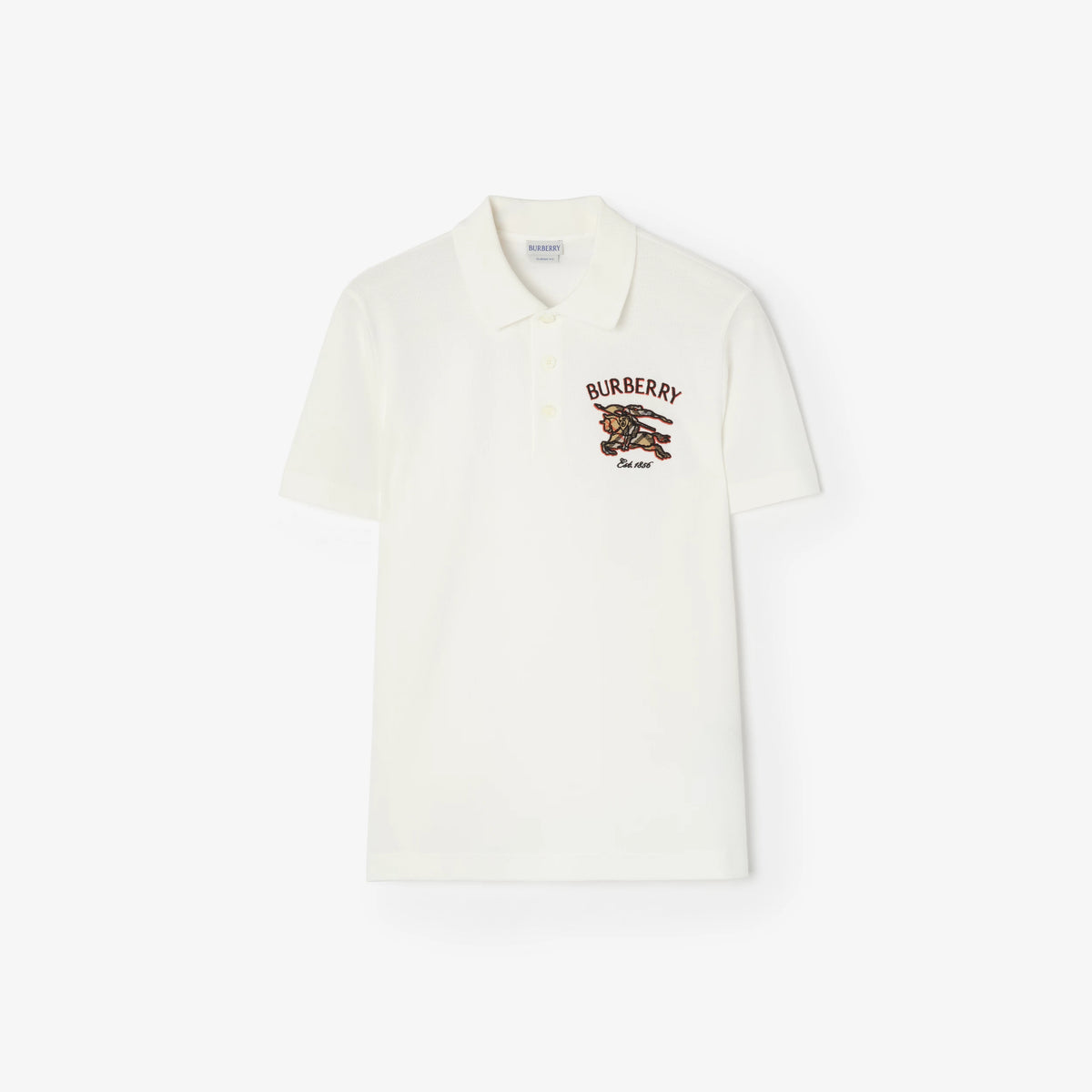 Knight Check Cotton Polo Shirt RUNWAY DELUXE