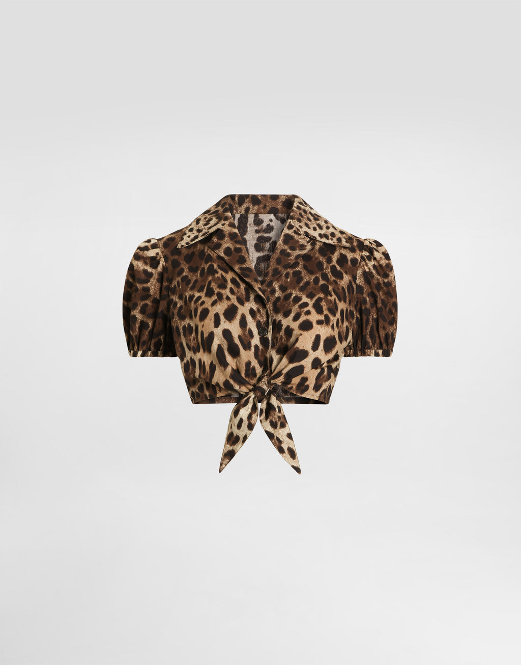 Leo-print poplin shirt RUNWAY DELUXE