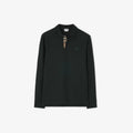 Long-sleeve Cotton Polo Shirt RUNWAY DELUXE