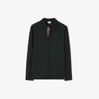 Long-sleeve Cotton Polo Shirt RUNWAY DELUXE