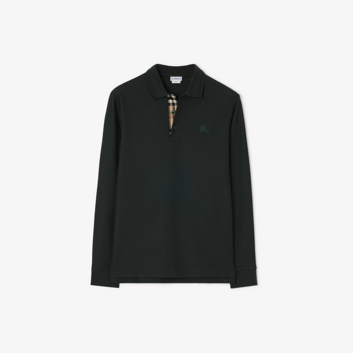 Long-sleeve Cotton Polo Shirt RUNWAY DELUXE