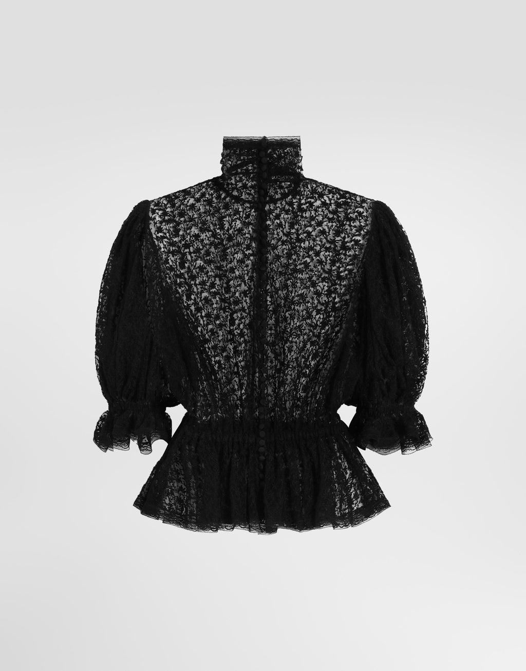 Tulle top with embroidery RUNWAY DELUXE