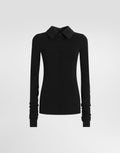 Wool jersey blouse RUNWAY DELUXE