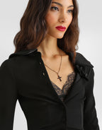 Wool jersey blouse RUNWAY DELUXE