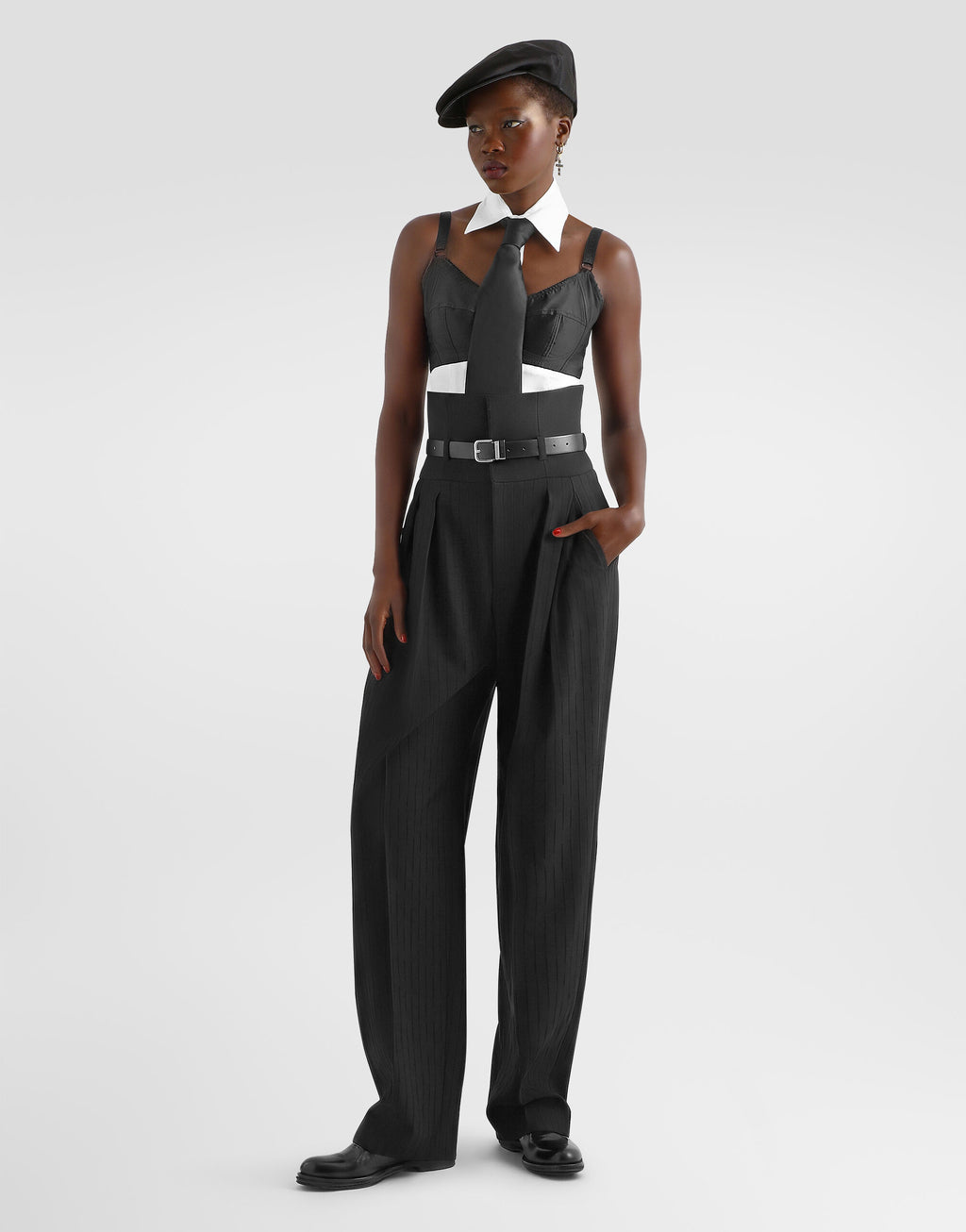 Cotton poplin top RUNWAY DELUXE