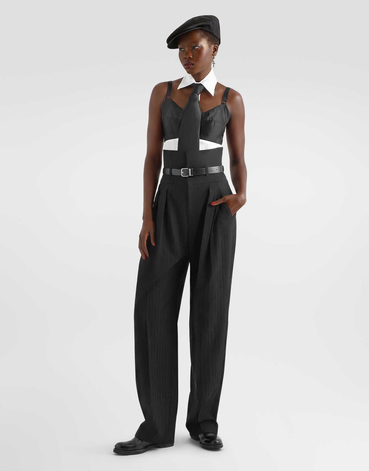 Cotton poplin top RUNWAY DELUXE
