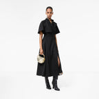 Wool Twill Wrap Dress