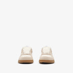 Leather, Suede and Check Terrace Sneakers