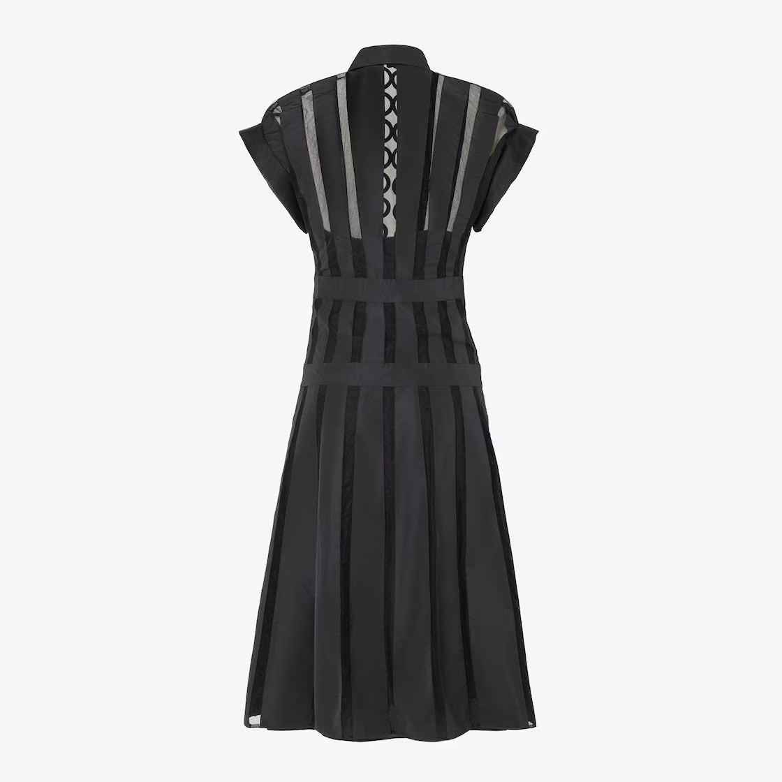 Black faille dress